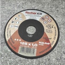 Abrazyvinis metalo pjovimo diskas  Fisher 125x1,0