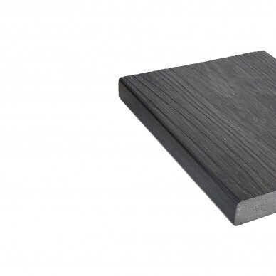 Apdailinė HARDDECK Pilnavidurė (co-extrusion WPC) terasinė lenta 150x20 Grey Stone 4m.