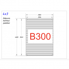 Automatinė pergola 3x4 B300 su LED apšvietimu | Pilka