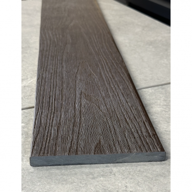 Harddeck 3D tvorinė lenta (140 mm x 12 mm) Brown wood 1m.