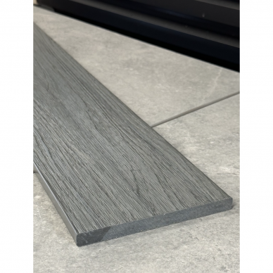 Harddeck 3D tvorinė lenta (140 mm x 12 mm) Marble grey 1m.