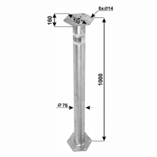 Sraigtinio polio prailgintuvas 1000 mm