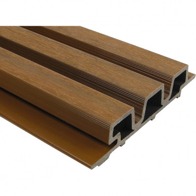 Ventiliuojamas WPC fasadas WEO-35 Teak